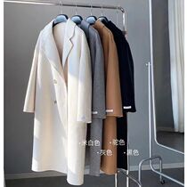 2023 Autumn Women Drouble Breasted Woolen Coat Fashion Loose