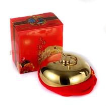 High-quality copper hand warmer hot water bottle thickened copper soup pot with silicone inner plug copper hot pot with extra inner plug