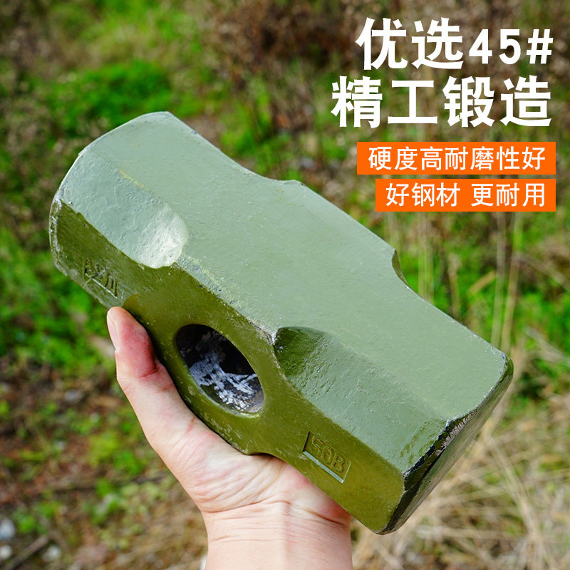 淬火锻打全钢八角锤头的大铁锤为何在建筑工地备受青睐？-锤头-淘宝好物网