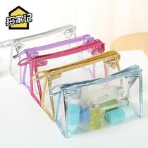 Travel storage bag toiletry bag mens cosmetic bag bath bag shower bag clutch bag womens waterproof transparent portable organizer bag