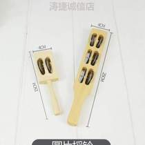 6 Music board wooden 3 hand ringing bell teaches Olf kindergarten pupils bell percussion instrument children