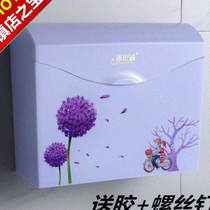 Dip paper box plastic box bathroom about hygienic plastic toilet no need to put paper in tissue box on the wall and punch holes