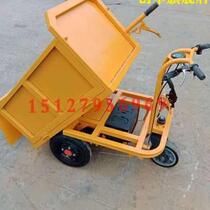 Three-door removable flat-bed truck farm electric pull truck two-wheel flat-bed pull brick breeding and dismantling truck electric trolley