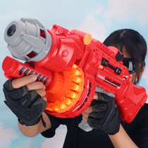 Boy electric toy gun can even fire children grab soft bullet sponge with foam foam shooting 567810 years old and above