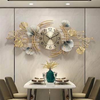 New chinese style light luxury wall clock living room home fashion clock sofa study room wall decoration clock hanging watch creative clock decoration