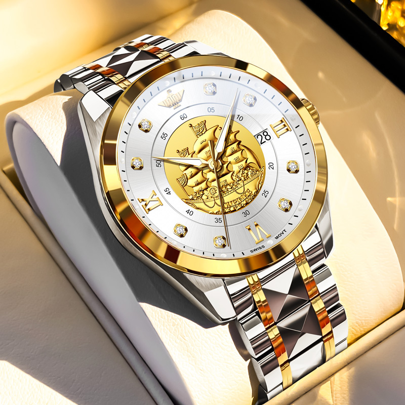 Swiss Genuine Original Imported Patek Philippe Feili Men's Watch 9999 Gold Watch Automatic Mechanical Watch Luminous Men's Watch Swiss Genuine Original Imported Patek Philippe Feili Men's Watch 9999 Gold Watch Automatic Mechanical Watch Luminous Men's Watch