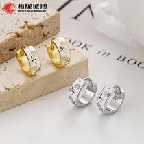 925 sterling silver tulip earrings for women new retro enamel small fresh flower earrings personalized temperament ear jewelry