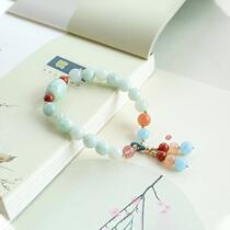 Qiaoen natural crystal bracelet DIY handmade Hetian jade bracelet accessories jewelry Nanhong jewelry accessories