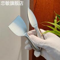 Stainless steel cheese cheese fruit knife and fork creative cute butter toast jam spread knife small fork butter knife