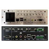 Dingqian multimedia podium classroom steel and wood combination multi-functional podium teaching table audio-visual curtain exhibition stand