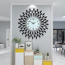 Iron Creative Clock Wall Clock Living Room Decoration Clock Electronic Quartz Clock Hot Products Wall Clock