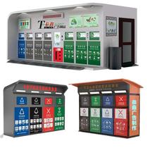 Garbage sorting room smart garbage sorting box voice broadcast recycling bin garbage room manufacturer induction automatic door opening