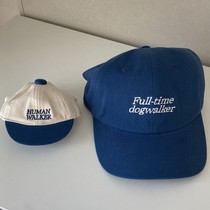 (Go Paw) Korean pet dog and cat super cute parent-child cap humanwalker