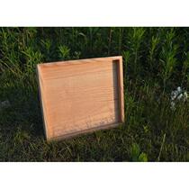 Solid wood rectangular tray square Japanese tea tray dinner tray cafe dessert tray storage tray cake tray