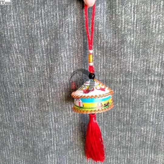 Mongolian yurt-shaped car hanging Inner Mongolia handicraft hanging small pendant Mongolian characteristic car interior decoration supplies
