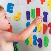 36PCS set Baby Bath Toys Foam Fun Letters Numbers Floating B