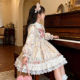 Dhwa Girls' Autumn and Winter Dress 2025 New Style Kidsren's Stylish Birthday Dress Tutu Skirt Lolita Princess Dress