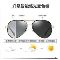 Metal tree polarized sunglasses for men drivers driving glasses mens sunglasses day and night color changing mirror toad mirror