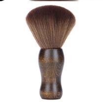 Vinyl record brush neck barber care pot pen delicate skin-friendly record player tea brush solid wood hair cutting tool for men