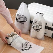 Shoes Storage Bag Clear Drawstring Dustproof Pouch Travel Sh
