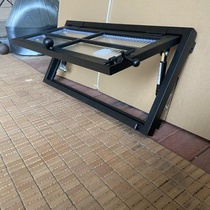 Customized flip-up small window sun room soundproof window bedroom roof kitchen plastic steel tempered Changhong transparent glass
