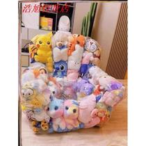 Doll filling net transparent sofa doll storage artifact lazy inflatable chair Xiaohongshu same style plush