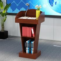 Podium simple and modern welcome desk reception desk shopping guide desk guest desk host desk emcees desk lectern