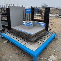 Construction site quality model exhibition area construction method display construction main structure IZI structure project quality sample frame