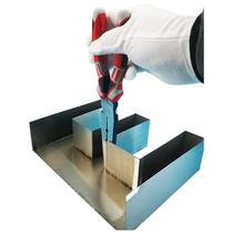 Welding word auxiliary folding pliers long flat nose pliers stainless steel metal luminous word bending pliers corner pliers word making auxiliary pliers