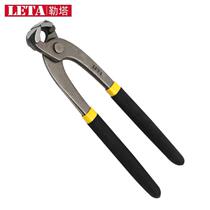 LETA German-style plastic-dipped wire pliers 10-inch top cutting pliers high carbon steel nut pliers for nail removal and repair