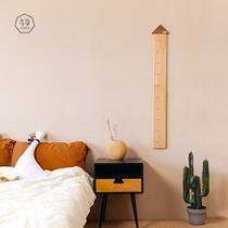 Crop zowoo childrens growth magnetic height ruler baby measurement height wall sticker professional removable wooden standard