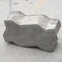 Wharf brick cement wave square road permeable port wharf interlocking block slope protection brick lace sidewalk