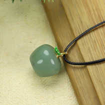 Bao Xie Zhen Selection Natural Aventurine Stone Women’s Niche Exquisite Design Small Apple Pendant