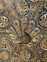 Pakistani handmade copper sculpture background wall entrance decorative plate pendant TV cabinet handicraft ornaments housewarming gift