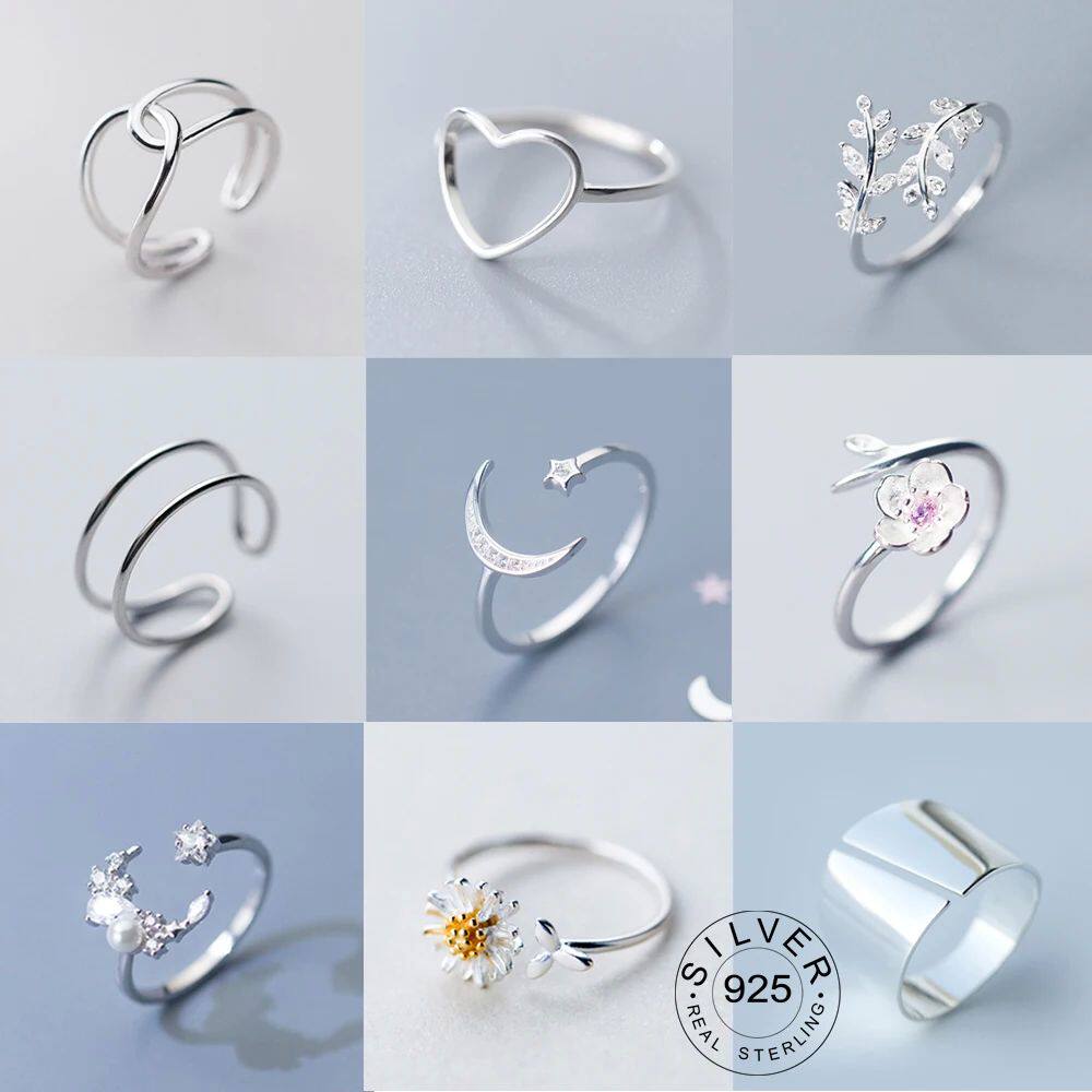 Кольцо vintage 925 sterling silver cross flower rings for women wed OTHER