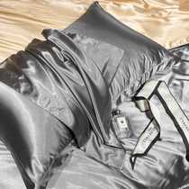 European and American bedding solid color imitation silk pillowcase single pillowcase AliExpress pillowcase satin ice silk pillowcase