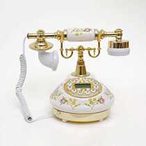 The most popular European style antique telephone retro telephone landline fashionable and creative mini ceramic material