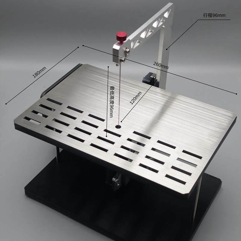 Desktop Scroll Saw for Cutting Jade, Metal, Small Scroll Saw for Cutting Wood, Plastic, Special-Shaped Electric Scroll Saw, Curve Scroll Saw Machine