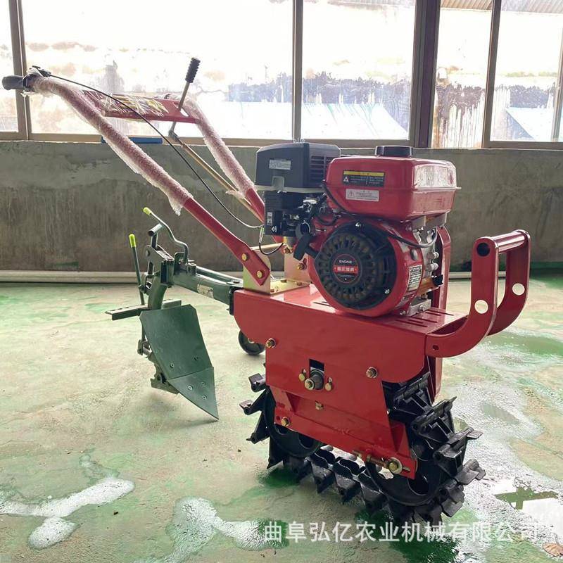 170 gasoline ditch oil chain rail micro tillage machine fruit garden shed ridge opener C machine low frame mountain orchard climbing tillage machine