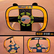 Drop shipping of various folding football goals large black human-shaped football net childrens outdoor sports toys ball L