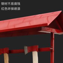 Single row fire protection tool rack outdoor fire protection equipment display rack fire protection hanger double row rack for fire protection tools