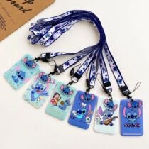 Stitch ID Badge Holder Lanyards Pendant Lovely Girls Lilo Do