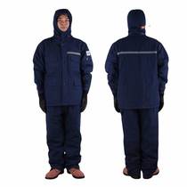 紫羲冷库棉服套装拒水保暖分体棉服冷藏冷冻室工作棉服 防寒服