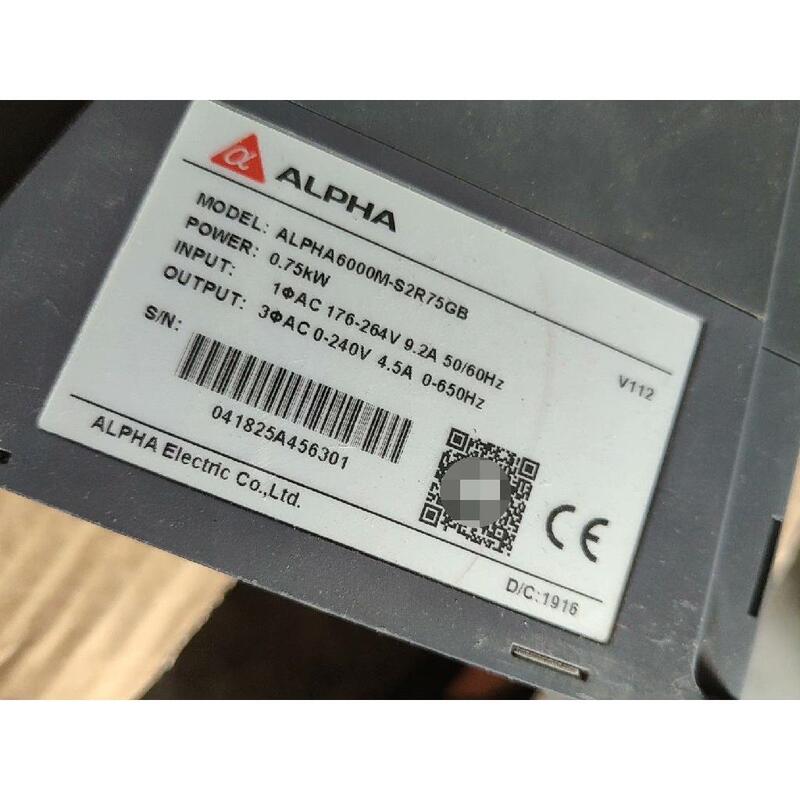 Negotiable Price for Alpha Frequency Converter Alpha6000Em-075Kw