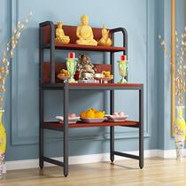 Buddhist niche table household Buddhist table economical shrine Guanyin table Buddha cabinet God of Wealth stainless steel cabinet frame