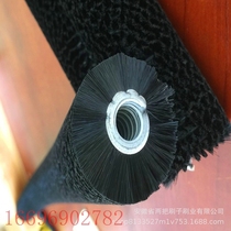 Nylon bristle brush nylon wire spiral spring brush special-shaped industrial cleaning brush wrapped spring brush