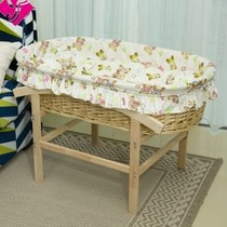 Cradle old-fashioned traditional bamboo woven handmade cradle old style baby sleeping basket coaxing baby rocking bed soothing car crib 2