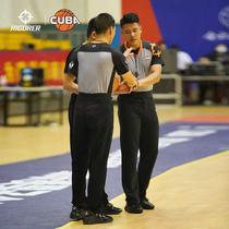 Basketball referee uniform set professional referee sports short-sleeved high-waisted referee pants quick-drying breathable and sweat-absorbent custom-made