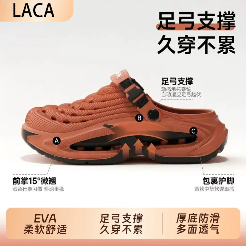 German Summer Sports and Leisure Men's Arch Support Clogs, Thick-Soled, Non-Slip, Lightweight, Breathable, Outdoor Sandals German Summer Sports and Leisure Men's Arch Support Clogs, Thick-Soled, Non-Slip, Lightweight, Breathable, Outdoor Sandals