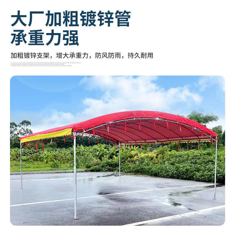 牵引推拉折叠酒席帐篷车：农村红白喜事流动宴会厅的秘密武器！